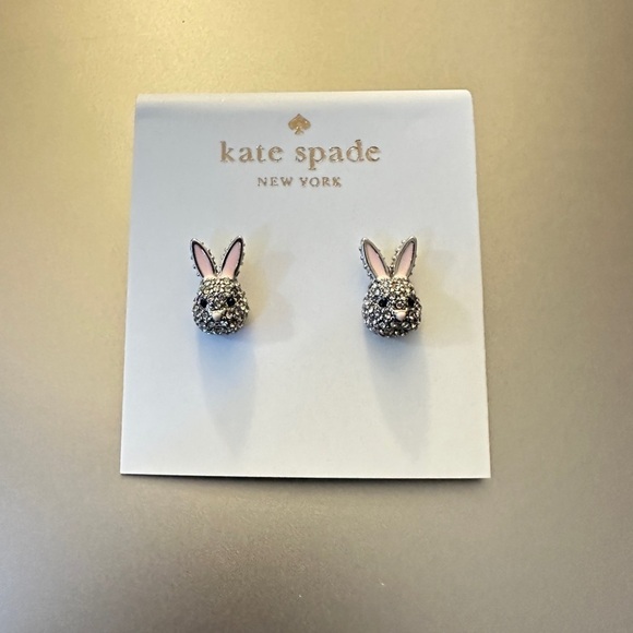 Kate Spade Make Magic Rabbit set necklace & earrings - Picture 6 of 7